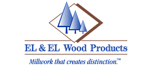 El & el wood products logo.