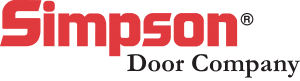 Simpson door company logo.